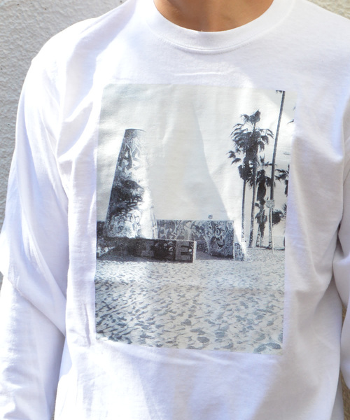 SURF/BRAND（サーフブランド）の「SURF/BRAND サーフブランド Desert SB18SS006（Tシャツ/カットソー・メンズ・ホワイト/グレー/ピンク・L/XL/M/S）」の16枚目の写真