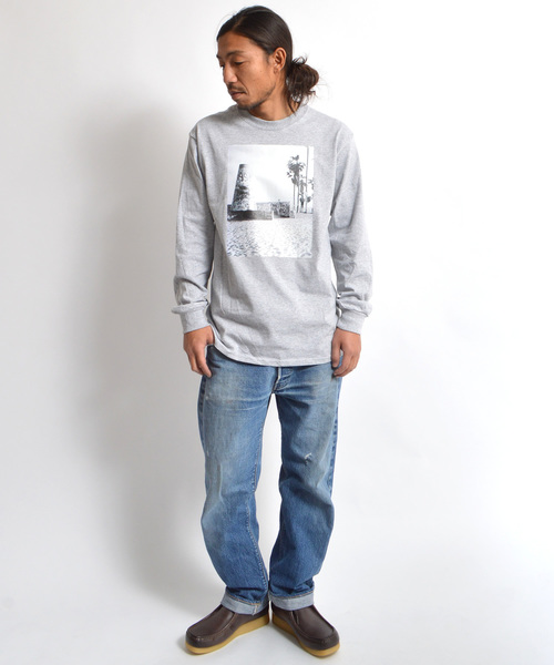 SURF/BRAND（サーフブランド）の「SURF/BRAND サーフブランド Desert SB18SS006（Tシャツ/カットソー・メンズ・ホワイト/グレー/ピンク・L/XL/M/S）」の15枚目の写真