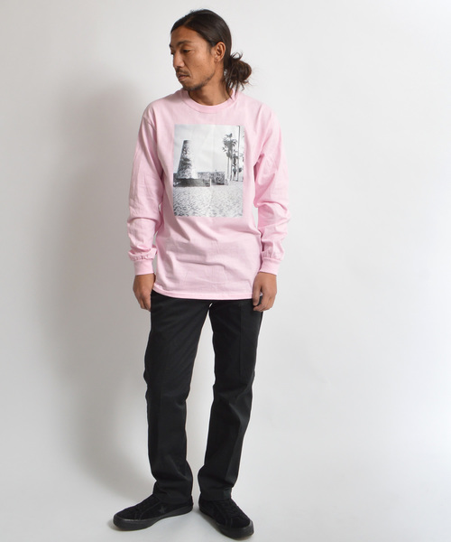 SURF/BRAND（サーフブランド）の「SURF/BRAND サーフブランド Desert SB18SS006（Tシャツ/カットソー・メンズ・ホワイト/グレー/ピンク・L/XL/M/S）」の11枚目の写真