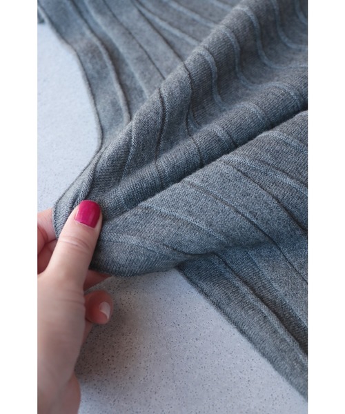 cawaii(カワイイ)の「着回し力抜群。冬の名脇役ニットスカート(スカート・レディース・グレー/ブラック/ブルー/ブラウン/アイボリー・M/XL)」の10枚目の写真