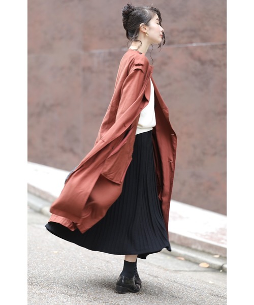 cawaii(カワイイ)の「着回し力抜群。冬の名脇役ニットスカート(スカート・レディース・グレー/ブラック/ブルー/ブラウン/アイボリー・M/XL)」の20枚目の写真