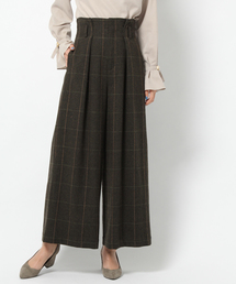 laboratory work | チェックワイドパンツ(その他パンツ)