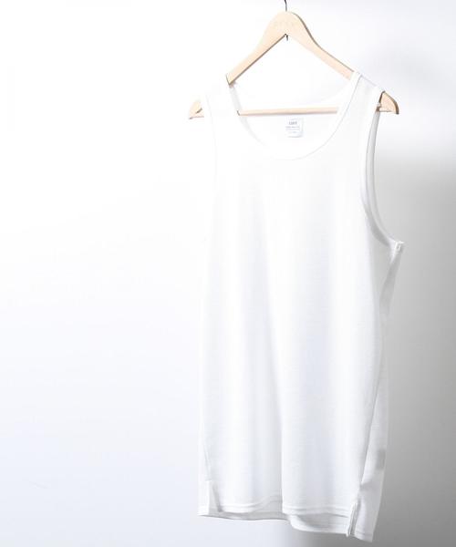 coen（コーエン）の「(吸水速乾)ワッフルレイヤードタンクトップ（タンクトップ・メンズ・ホワイト/グレー・X-LARGE/MEDIUM/SMALL/LARGE）」の2枚目の写真