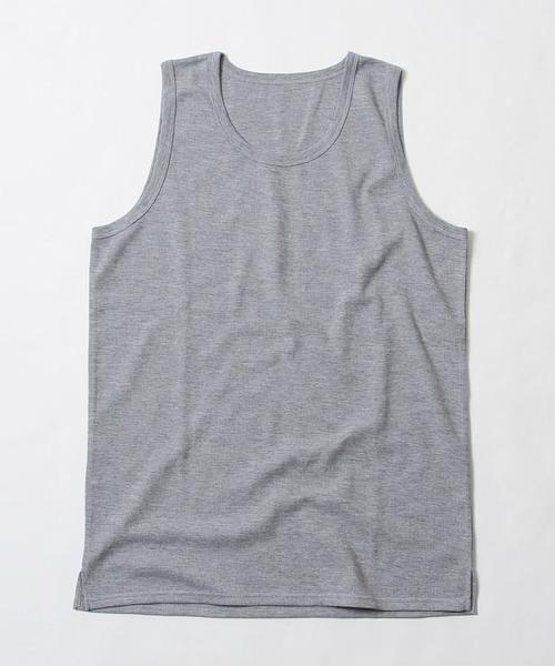 coen（コーエン）の「(吸水速乾)ワッフルレイヤードタンクトップ（タンクトップ・メンズ・ホワイト/グレー・X-LARGE/MEDIUM/SMALL/LARGE）」の9枚目の写真