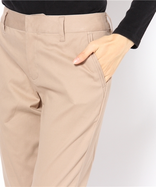 ROPE' PICNIC（ロペピクニック）の「綿サテンストレッチ起毛パンツ（チノパンツ・レディース・ブラック/ベージュ/キャメル・38/36/40）」の8枚目の写真