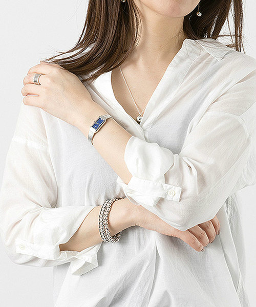 VIDA+(ヴィーダプラス)の「ヴィーダプラス VIDA+ / Rectabgular SV(アナログ腕時計・レディース・アイボリー/ピンク/ブラック/ネイビー・FREE)」の14枚目の写真