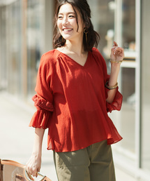 RIVE DROITE | 楊柳レースブラウス(シャツ/ブラウス)