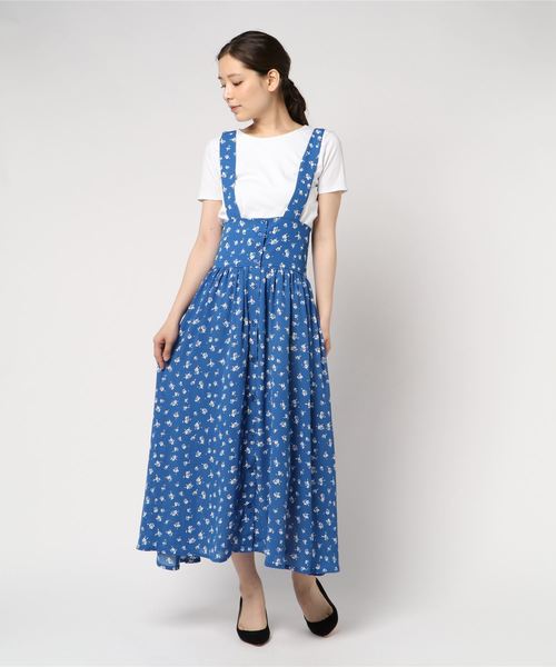 LOWRYS FARM 人気 ジャンスカ ワンピース 楽天市場】【SALE／20%OFF】(W)ストレートZIPジャンスカ LOWRYS