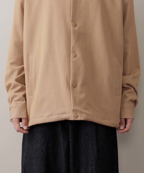 MONO-MART（モノマート）の「T/R ストレッチ スーツ地 スーパービッグ コーチジャケット（その他アウター・メンズ・ブラック/ネイビー/ボルドー/キャメル/グレー系その他/ベージュ系その他/ベージュ系その他2/チャコール/ブラウン・FREE）」の22枚目の写真