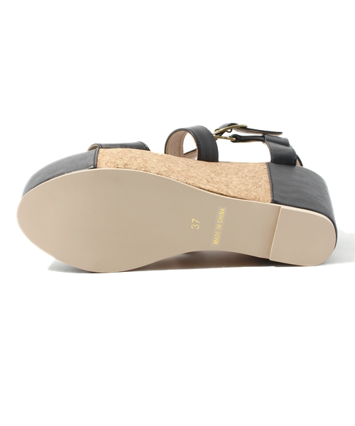 mystic（ミスティック）の「【mystic】 ｺﾙｸ切替ｻﾝﾀﾞﾙ（サンダル・レディース・ブラック/ライム/ゴールド/シルバー・36/37/38）」の9枚目の写真