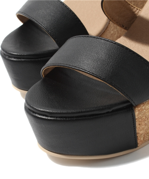 mystic（ミスティック）の「【mystic】 ｺﾙｸ切替ｻﾝﾀﾞﾙ（サンダル・レディース・ブラック/ライム/ゴールド/シルバー・36/37/38）」の8枚目の写真