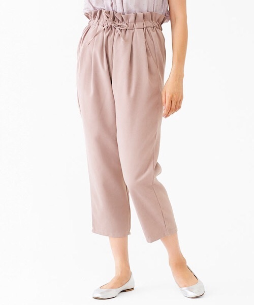 flower（フラワー）の「ビターテーパードパンツ（その他パンツ・レディース・ブラウン/グレー/ピンク/マスタード・FREE）」の4枚目の写真