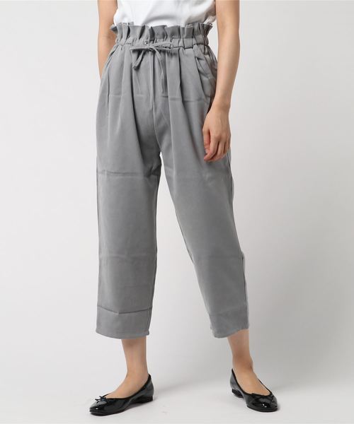 flower（フラワー）の「ビターテーパードパンツ（その他パンツ・レディース・ブラウン/グレー/ピンク/マスタード・FREE）」の7枚目の写真