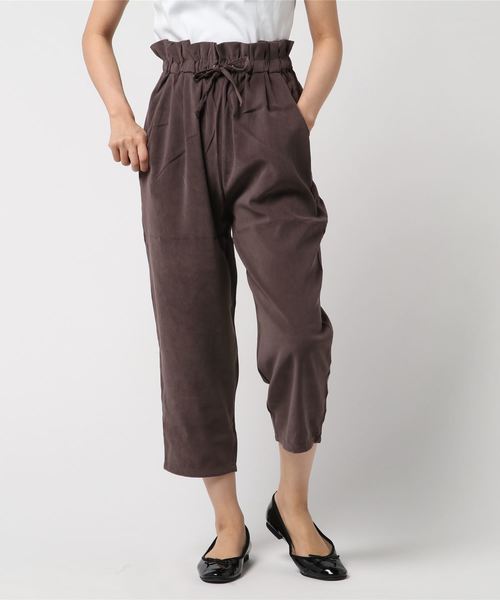 flower（フラワー）の「ビターテーパードパンツ（その他パンツ・レディース・ブラウン/グレー/ピンク/マスタード・FREE）」の8枚目の写真