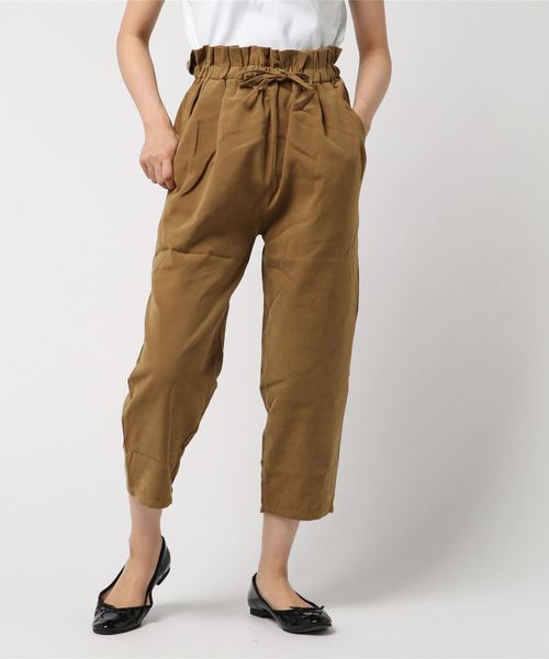 flower（フラワー）の「ビターテーパードパンツ（その他パンツ・レディース・ブラウン/グレー/ピンク/マスタード・FREE）」の9枚目の写真