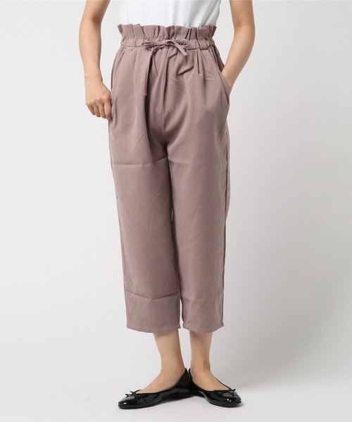 flower（フラワー）の「ビターテーパードパンツ（その他パンツ・レディース・ブラウン/グレー/ピンク/マスタード・FREE）」の10枚目の写真