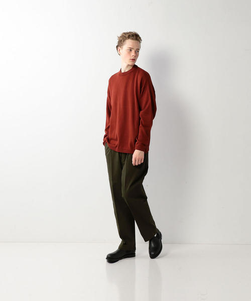 トップス Steven Alan GASS CREW NECK BORDER KNIT Steven Alan（スティーブンアラン）の「＜Steven Alan＞ GASS CREW