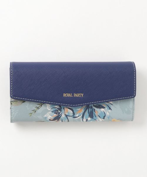 Royal Party ロイヤルパーティー の Royal Party ロイヤルパーティー フラワー 8e 長財布 財布 Wear