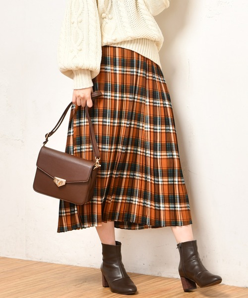 natural couture（ナチュラルクチュール）の「いろいろ柄プリーツスカート（スカート・レディース・その他1/その他2/レオパード・FREE）」の2枚目の写真