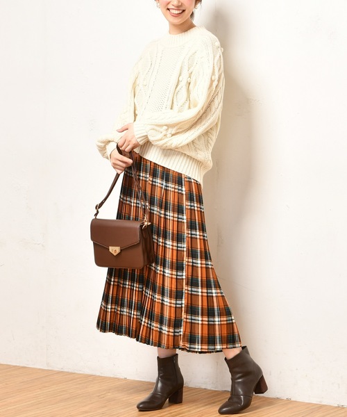natural couture（ナチュラルクチュール）の「いろいろ柄プリーツスカート（スカート・レディース・その他1/その他2/レオパード・FREE）」の5枚目の写真