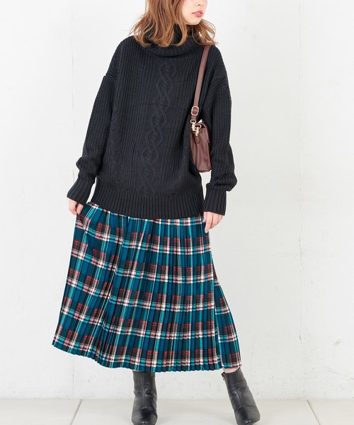 natural couture（ナチュラルクチュール）の「いろいろ柄プリーツスカート（スカート・レディース・その他1/その他2/レオパード・FREE）」の14枚目の写真