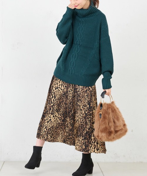 natural couture（ナチュラルクチュール）の「いろいろ柄プリーツスカート（スカート・レディース・その他1/その他2/レオパード・FREE）」の16枚目の写真