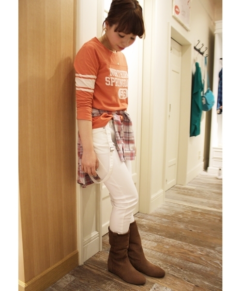 LE TALON（ルタロン）の「5CM インヒールミドル（ブーツ・レディース・ウッド/ブラック/チャコールグレー・38/37.5/36.5/35.5）」の18枚目の写真