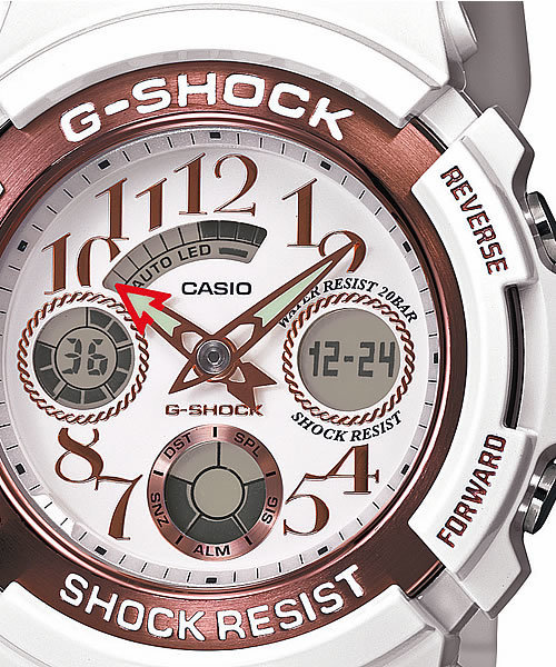 G-SHOCK（ジーショック）の「g-shock mini GMN-550-1DJR,GMN-550-4CJR,GMN-550-8BJR（アナログ腕時計・レディース・ピンク/ブラック/シルバー・FREE）」の7枚目の写真