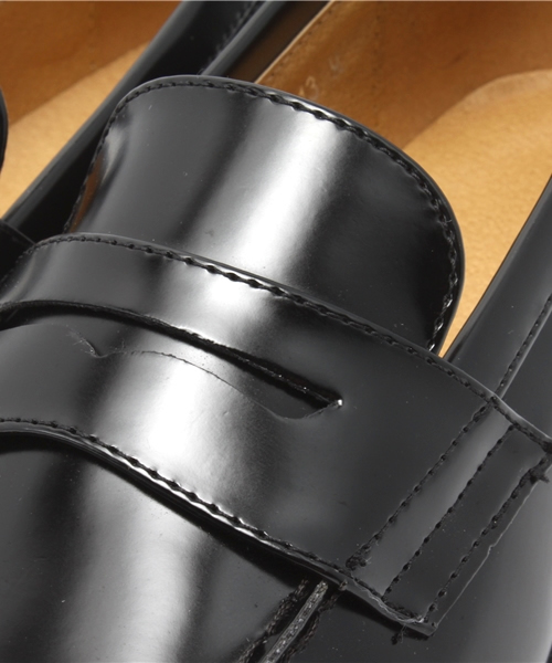 WEGO（ウィゴー）の「WEGO/コインローファー（ドレスシューズ・メンズ・ブラック/ワイン・26.5/27.5）」の9枚目の写真