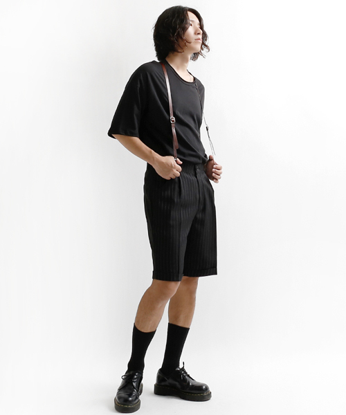 minsobi（ミンソビ）の「本革サスペンダー（サスペンダー・メンズ・ブラック/ブラウン/キャメル・FREE）」の14枚目の写真