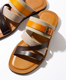 alfredoBANNISTER | レザー×キャンバスサンダル(サンダル)