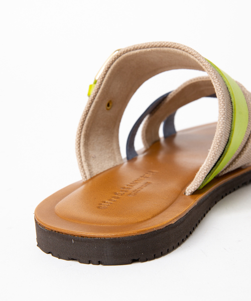 alfredoBANNISTER（アルフレッドバニスター）の「レザー×キャンバスサンダル（サンダル・メンズ・ブラック/ブラウン/ネイビー・39/40/41/42/43）」の11枚目の写真