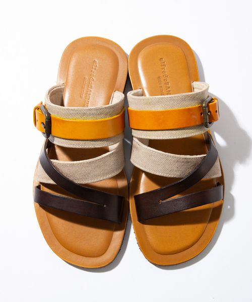 alfredoBANNISTER（アルフレッドバニスター）の「レザー×キャンバスサンダル（サンダル・メンズ・ブラック/ブラウン/ネイビー・39/40/41/42/43）」の21枚目の写真