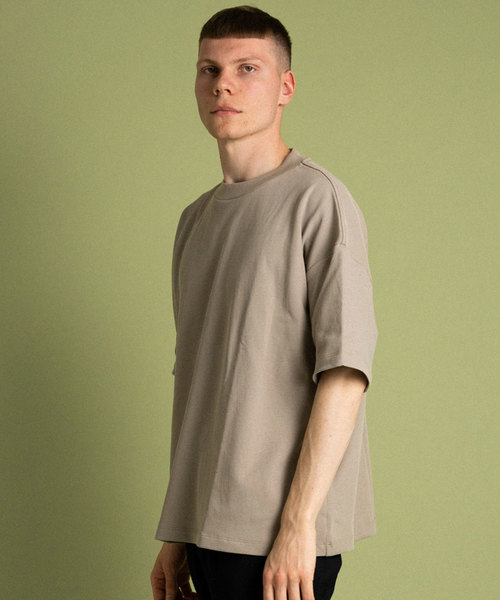 UNITED TOKYO（ユナイテッドトウキョウ）の「バックSUVINオーバーTee（Tシャツ/カットソー・メンズ・ベージュ/オフホワイト/ブラック・1/2/3）」の12枚目の写真
