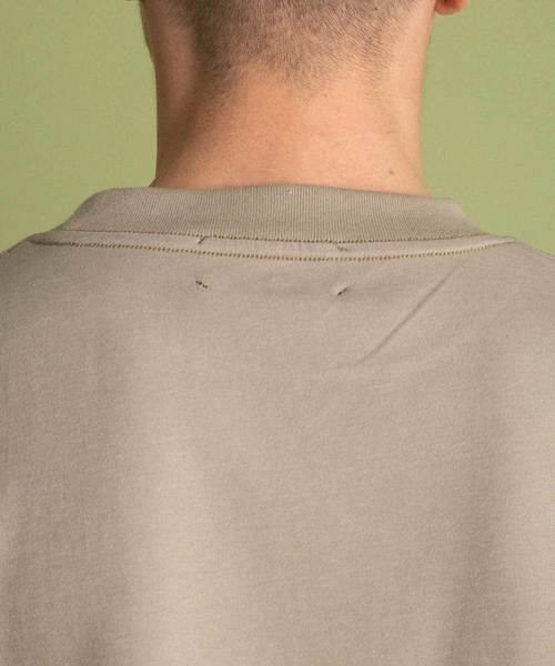 UNITED TOKYO（ユナイテッドトウキョウ）の「バックSUVINオーバーTee（Tシャツ/カットソー・メンズ・ベージュ/オフホワイト/ブラック・1/2/3）」の11枚目の写真