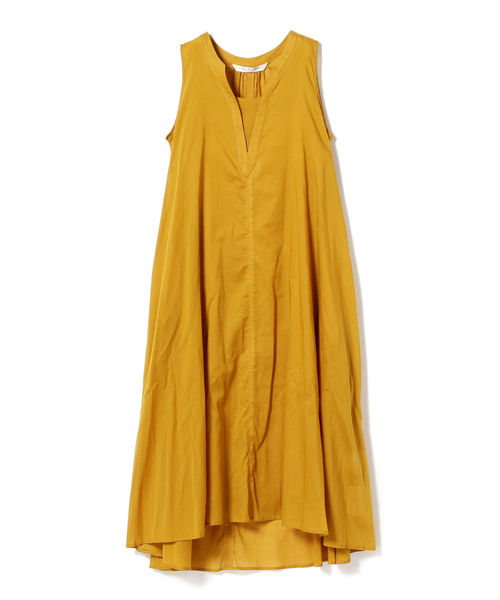 Ray BEAMS（レイビームス）の「Ray BEAMS / コットン ローン Vネック マキシ ワンピース（ワンピース・レディース・ブラック/グリーン/マスタード・ONE SIZE）」の5枚目の写真