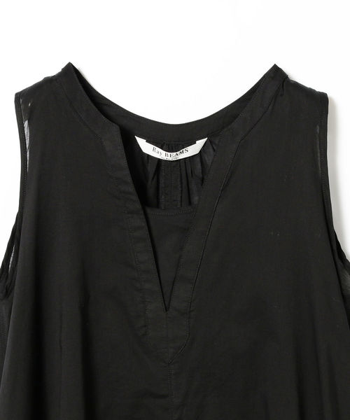 Ray BEAMS（レイビームス）の「Ray BEAMS / コットン ローン Vネック マキシ ワンピース（ワンピース・レディース・ブラック/グリーン/マスタード・ONE SIZE）」の17枚目の写真