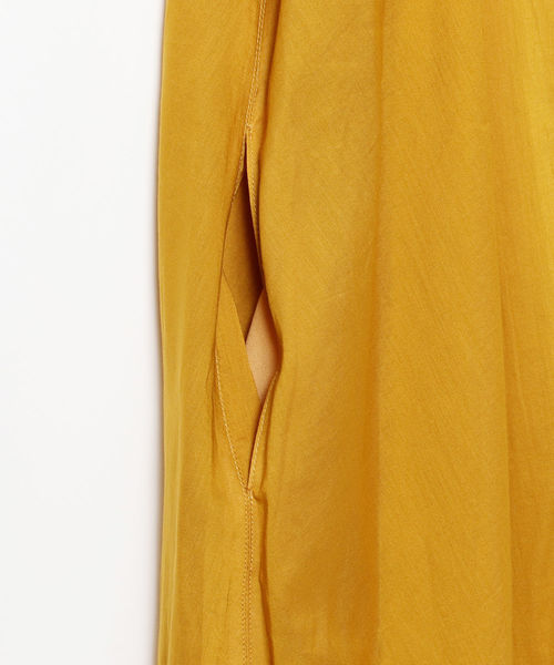 Ray BEAMS（レイビームス）の「Ray BEAMS / コットン ローン Vネック マキシ ワンピース（ワンピース・レディース・ブラック/グリーン/マスタード・ONE SIZE）」の11枚目の写真