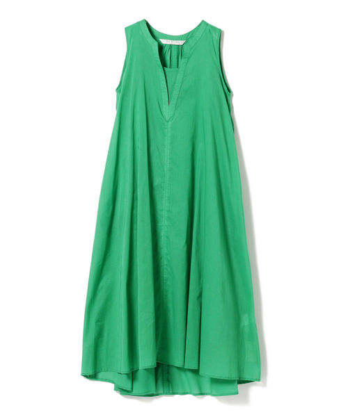 Ray BEAMS（レイビームス）の「Ray BEAMS / コットン ローン Vネック マキシ ワンピース（ワンピース・レディース・ブラック/グリーン/マスタード・ONE SIZE）」の8枚目の写真