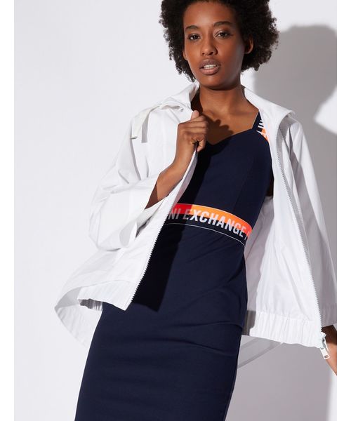 Exchange アルマーニエクスチェンジ のファッション エクスチェンジ エクスチェンジ ノースリーブ ロゴベルトジャージーワンピース 3gya90 Yj33z をセール価格で購入できます A セール Exchange アルマーニエクスチェンジ のワンピース A X