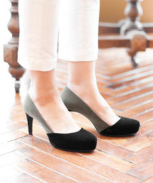 NANO universe | バイカラーポインテッドパンプス(パンプス)