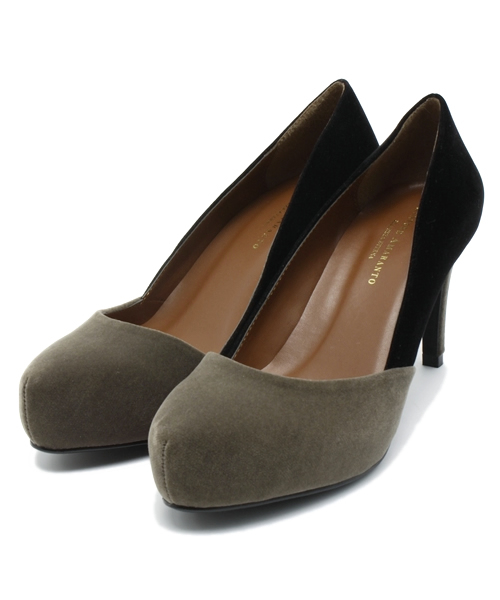 NANO universe（ナノユニバース）の「バイカラーポインテッドパンプス（パンプス・レディース・ブラック/グレイッシュベージュ・36/38/37）」の10枚目の写真