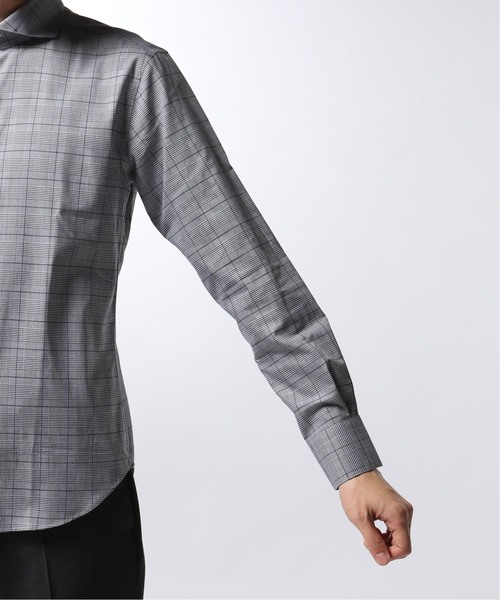 EDIFICE（エディフィス）の「FUNCTION グレンチェック シャツ（シャツ/ブラウス・メンズ・ネイビー・44/46/48/50）」の9枚目の写真