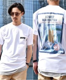 SHIPS | NYC: エクスクルーシブ LANDSCAPE Tシャツ ■(Tシャツ/カットソー)