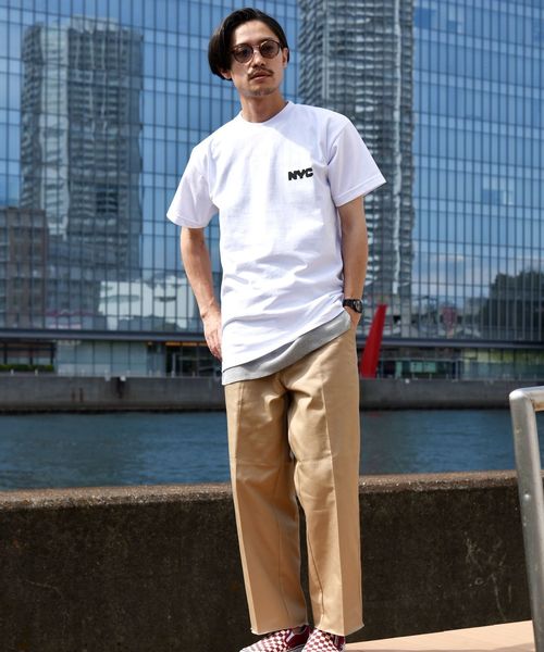 SHIPS（シップス）の「NYC: エクスクルーシブ LANDSCAPE Tシャツ ■（Tシャツ/カットソー・メンズ・ホワイト/ライトホワイト/ホワイト系その他・S/M/L/XL）」の6枚目の写真