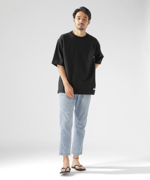 BAYFLOW（ベイフロー）の「10OZフットボールＴＥＥ（Tシャツ/カットソー・メンズ・ブラック/マスタード/ボルドー/ホワイト・SMALL/LARGE/MEDIUM）」の8枚目の写真