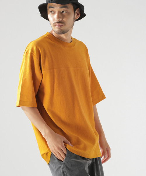 BAYFLOW（ベイフロー）の「10OZフットボールＴＥＥ（Tシャツ/カットソー・メンズ・ブラック/マスタード/ボルドー/ホワイト・SMALL/LARGE/MEDIUM）」の16枚目の写真
