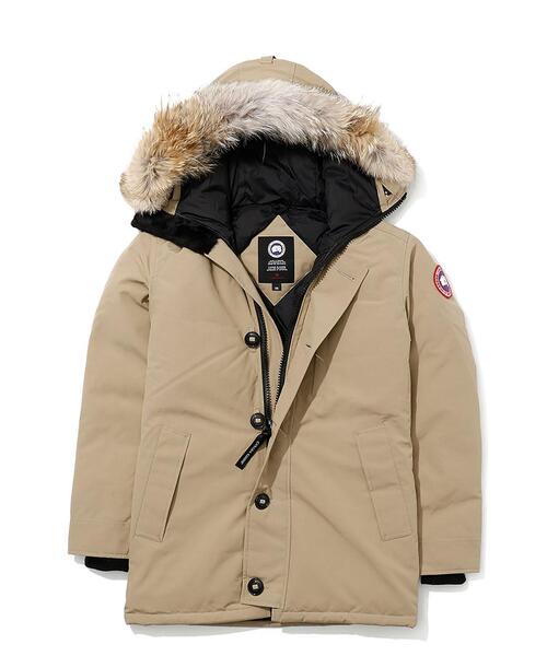 CANADA GOOSE（カナダグース）の「＜CANADA GOOSE（カナダグース）＞ JASPER PARKA/ジャスパー（ダウンジャケット/コート・メンズ・ネイビー/ブラック/ベージュ・MEDIUM/X-LARGE/LARGE/X-SMALL/SMALL）」の3枚目の写真
