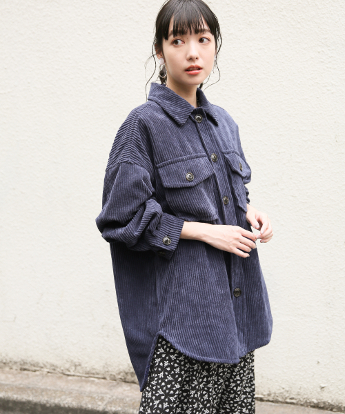LOWRYS FARM（ローリーズファーム）の「カルコーデュロイＣＰＯ　841554（その他アウター・レディース・アイボリー/ブラウン/ブルー/レッド・FREE）」の7枚目の写真