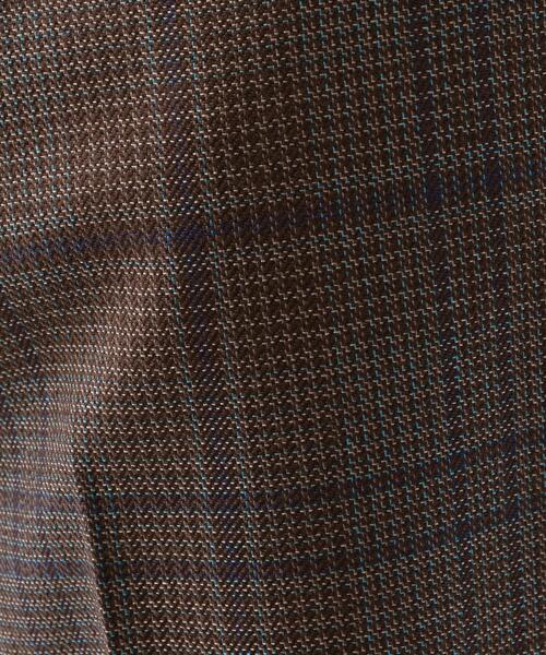 Steven Alan（スティーブンアラン）の「＜Steven Alan＞ MIX CHECK SUPER BAGGY TAPERED HALF EASY PANTS-JUST/パンツ（その他パンツ・メンズ・ダークブラウン/ブラック・X-LARGE/LARGE/MEDIUM/SMALL）」の13枚目の写真